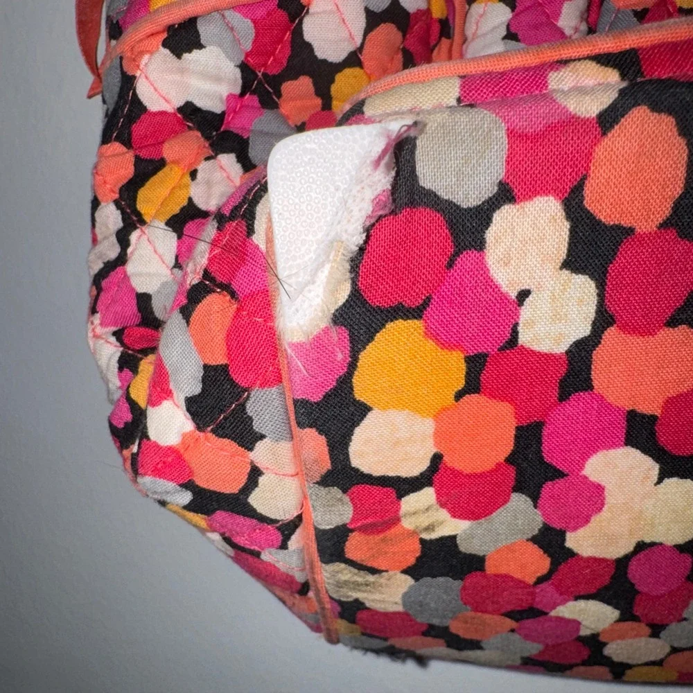 Vera Bradley Stroll Around Diaper Bag Pixie Confetti Quilted Tote